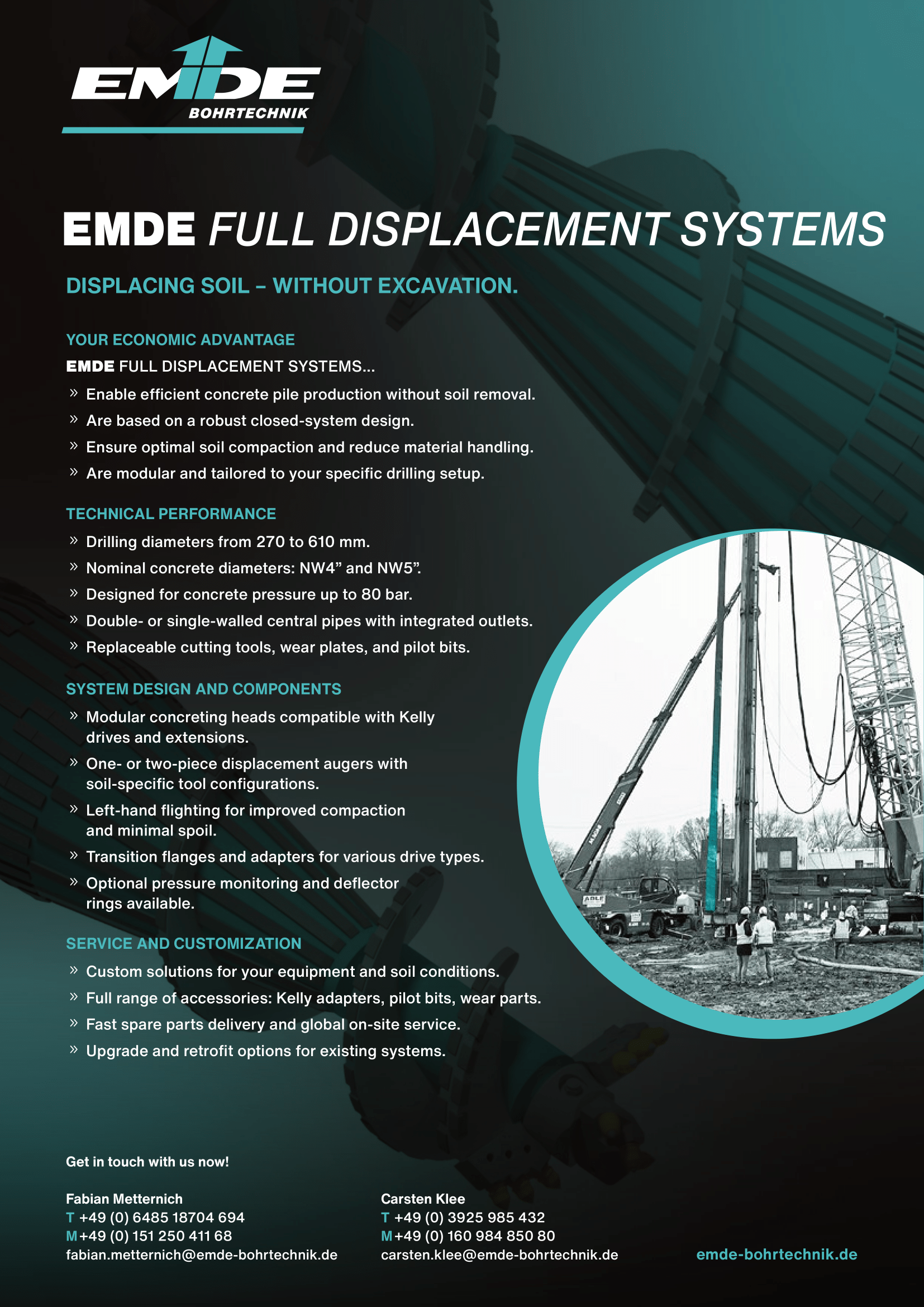 Emde Downloads | EMDE Bohrtechnik