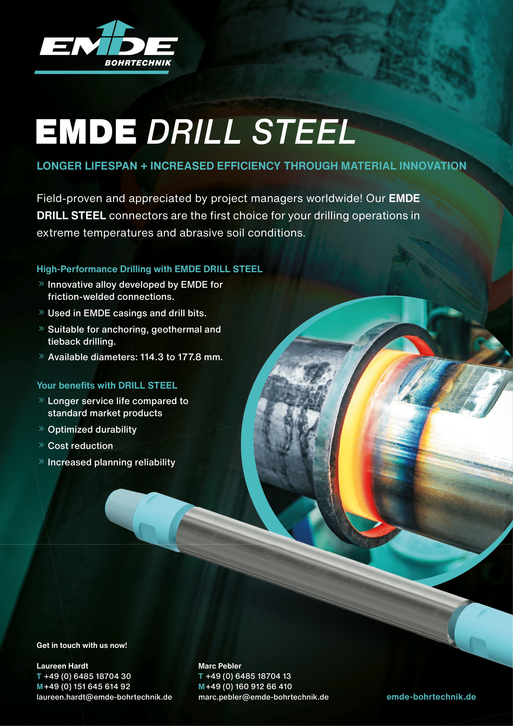 Emde Downloads | EMDE Bohrtechnik