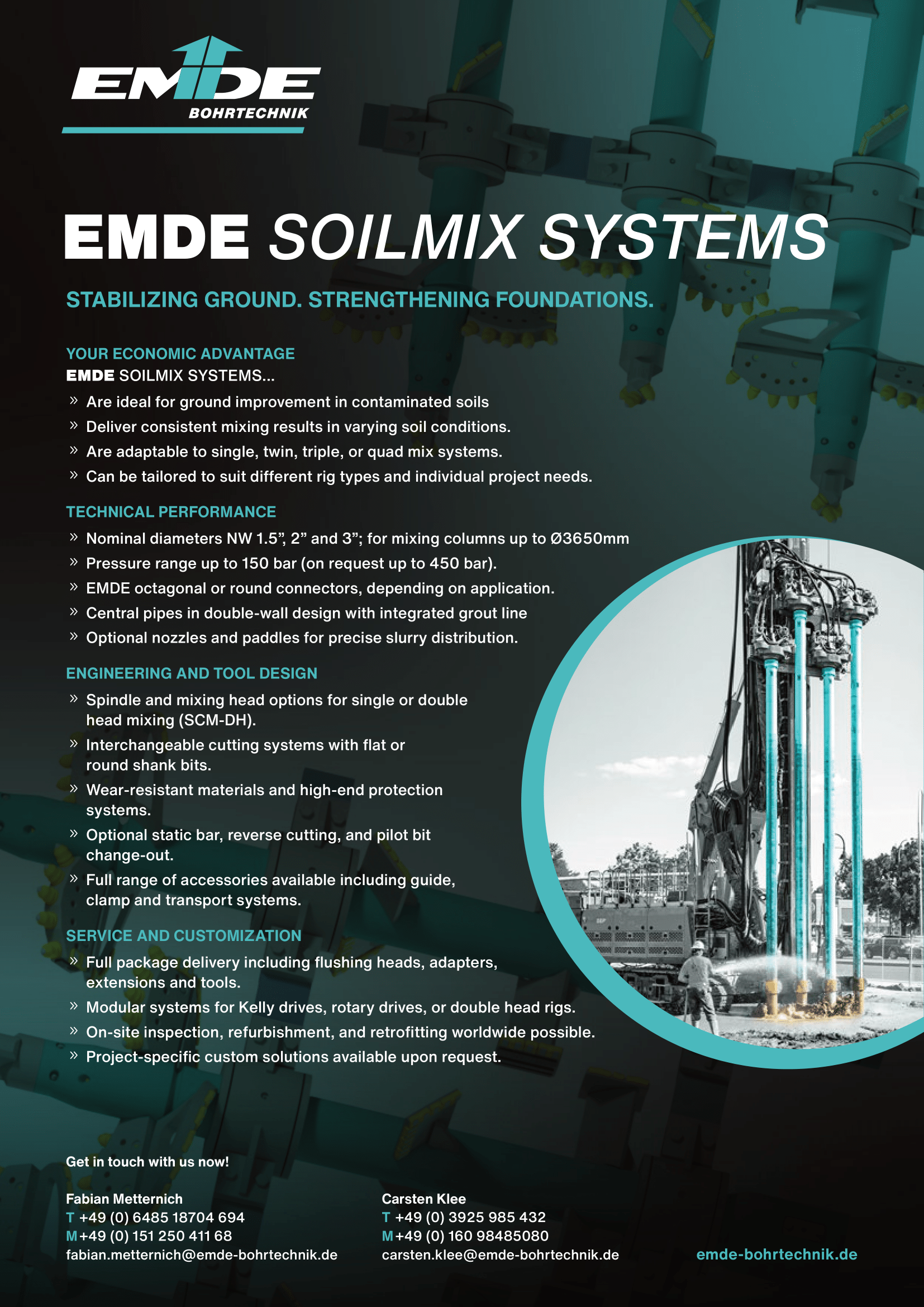 Emde Downloads | EMDE Bohrtechnik